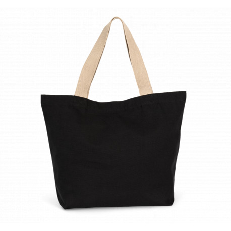 Shopper grande in tessuto riciclato con fondo piatto KI5204 Kimood