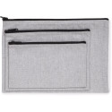 Pochette con zip in tessuto riciclato KI5701 Kimood