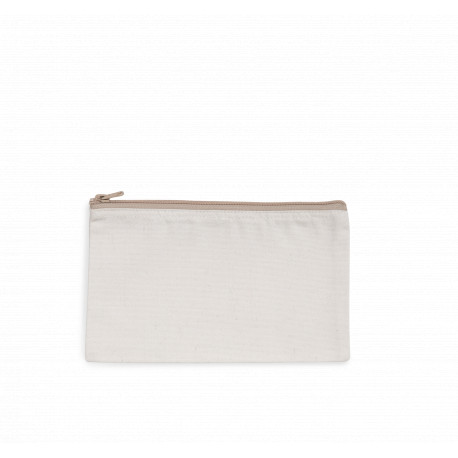 Pochette con zip in tessuto riciclato KI5701 Kimood