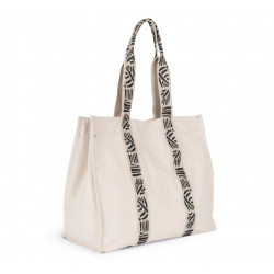 Borsa Shopper grande a soffietto in tessuto riciclato KINS114 Kimood