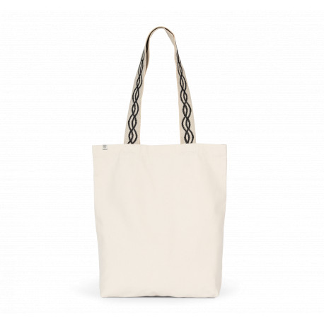 Borsa shopper in tessuto riciclato con fondo piatto KINS116 Kimood
