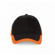 Racing - cappellino bicolore 6 pannelli KP045 K-up