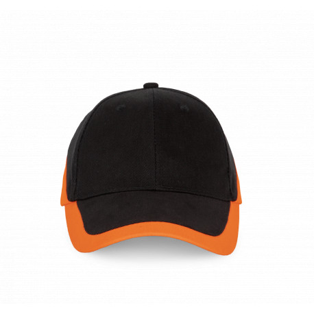Racing - cappellino bicolore 6 pannelli KP045 K-up