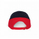 Racing - cappellino bicolore 6 pannelli KP045 K-up