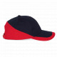 Racing - cappellino bicolore 6 pannelli KP045 K-up