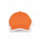 Racing - cappellino bicolore 6 pannelli KP045 K-up