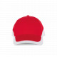 Racing - cappellino bicolore 6 pannelli KP045 K-up