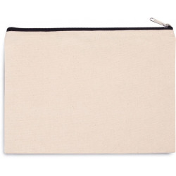 Pochette in cotone canvas - modello grande KI0722 Kimood