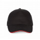 Cappellino con visiera a sandwich 5 pannelli KP124 K-up