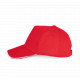 Cappellino con visiera a sandwich 5 pannelli KP124 K-up