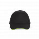Cappellino con visiera a sandwich 5 pannelli KP124 K-up