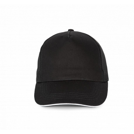 Cappellino con visiera a sandwich 5 pannelli KP130 K-up