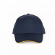 Cappellino con visiera a sandwich 5 pannelli KP130 K-up