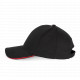 Cappellino con visiera sandwich a contrasto - 6 pannelli KP153 K-up