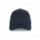 Cappellino con visiera sandwich a contrasto - 6 pannelli KP153 K-up