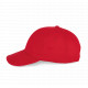 Cappellino con visiera sandwich a contrasto - 6 pannelli KP153 K-up