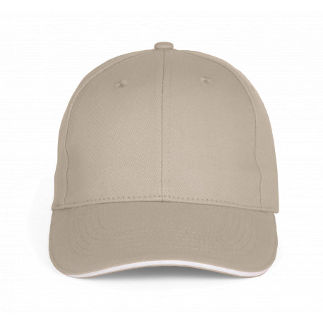 Cappellino da Baseball con visiera sandwich - 6 pannelli KP196 K-up