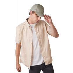 Cappellino in cotone biologico con visiera sandwich a contrasto - 6 pannelli KP198 K-up
