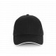 Cappellino in cotone biologico con visiera sandwich a contrasto - 6 pannelli KP198 K-up
