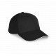 Cappellino in cotone biologico con visiera sandwich a contrasto - 6 pannelli KP198 K-up