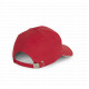 Cappellino in cotone biologico con visiera sandwich a contrasto - 6 pannelli KP198 K-up