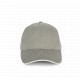 Cappellino in cotone biologico con visiera sandwich a contrasto - 6 pannelli KP198 K-up