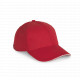Cappellino in cotone biologico con visiera sandwich a contrasto - 6 pannelli KP198 K-up