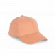 Cappellino in cotone biologico con visiera sandwich a contrasto - 6 pannelli KP198 K-up