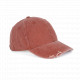 Cappellino destroyed slavata Vintage look KP235 K-up