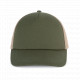 Cappellino Trucker 5 pannelli in cotone canvas - K-Up Gold Label KP240 K-up
