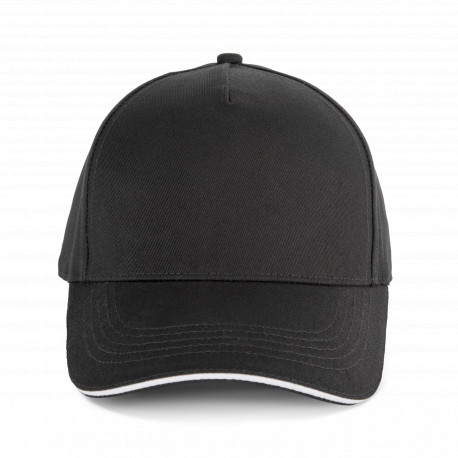 Cappellino 5 pannelli con sandwich - K-up Gold Label KP353 K-up