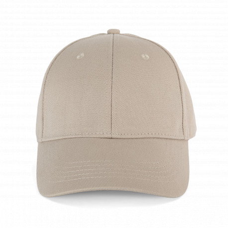 Cappellino a 6 pannelli in cotone biologico - K-up Gold Label KP356 K-up