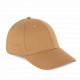 Cappellino a 6 pannelli in cotone biologico - K-up Gold Label KP356 K-up