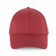 Cappellino a 6 pannelli in cotone biologico - K-up Gold Label KP356 K-up