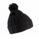 Berretto con pompon e risvolto KP519 K-up