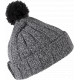 Berretto con pompon e risvolto KP519 K-up