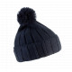 Berretto con pompon e risvolto KP519 K-up