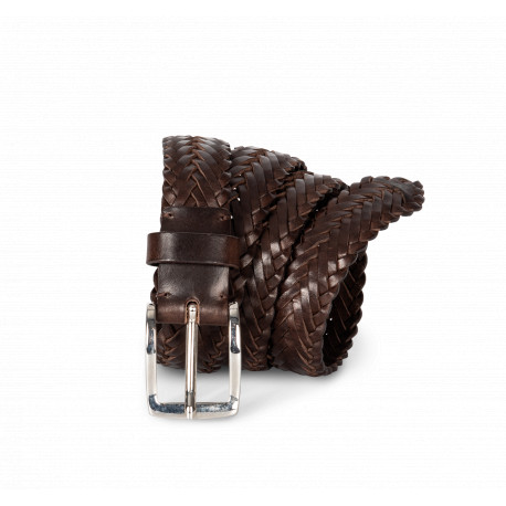 Cintura intrecciata in pelle KP821 K-up