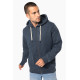 Felpa uomo vintage full zip con cappuccio KV2306 Kariban