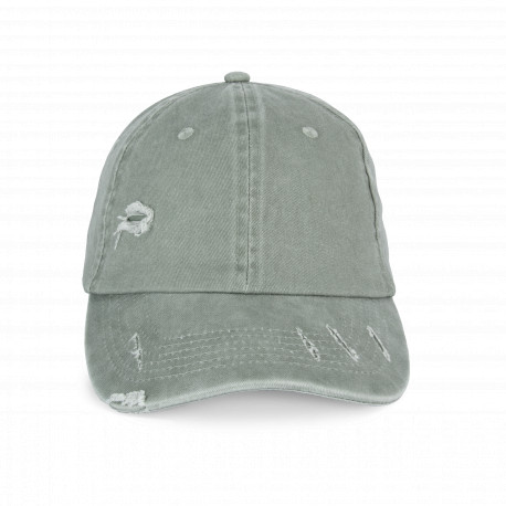 Cappellino unisex ecosostenibile effetto strappato NS026 Native Spirit
