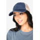 Cappellino trucker unisex ecosostenibile effetto strappato NS027 Native Spirit