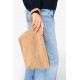 Pochette ecosostenibile slavato vintage look in velluto a costine NS134 Native Spirit