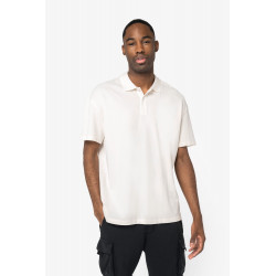 Polo uomo ecosostenibile in maglia piqué con spalle spioventi NS204 Native Spirit