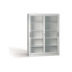 Armadio archiviazione ante scorrevoli in vetro 1500x450x2000 mm