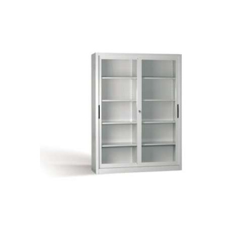 Armadio archiviazione ante scorrevoli in vetro 1500x450x2000 mm
