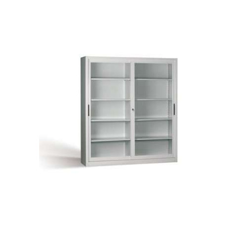 Armadio archiviazione ante scorrevoli in vetro 1800x450x2000 mm
