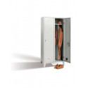 Armadio spogliatoio 2 posti con divisorio sporco/pulito 800x500x1800 mm