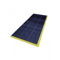 Tappeto antifatica antiscivolamento pieno blu 90x90 cm