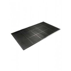 Tappeto antifatica forato nero 90x150 cm