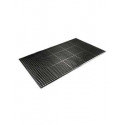 Tappeto antifatica forato nero 90x150 cm